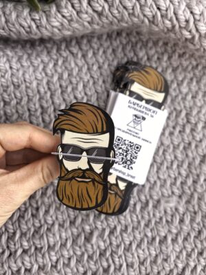 Фигурная листовка в виде головы